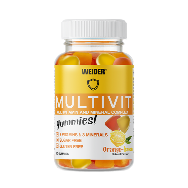 Multivit (Pack de 2) 80 gommes orange citron