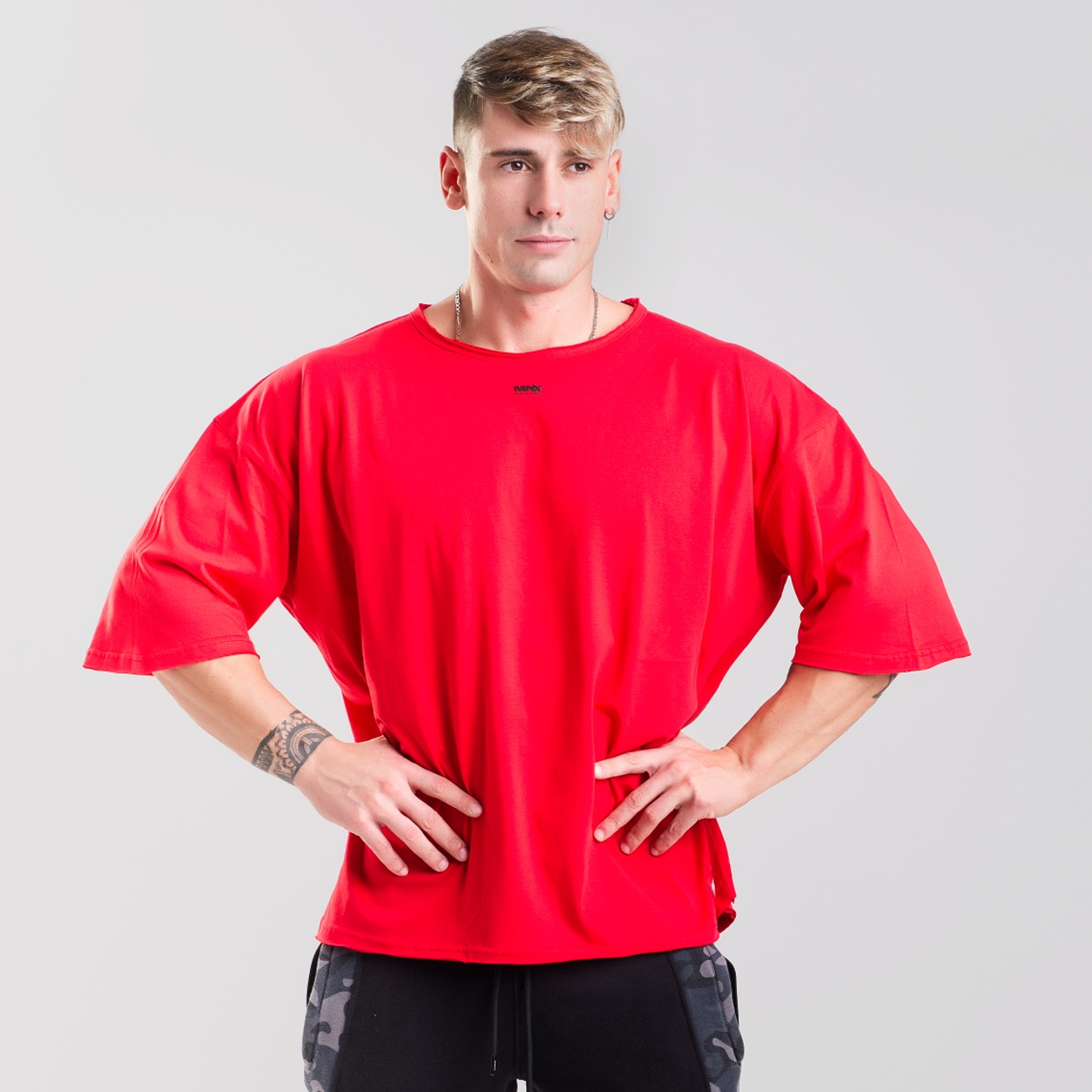 MNX Extra T-shirt basique, rouge vif
