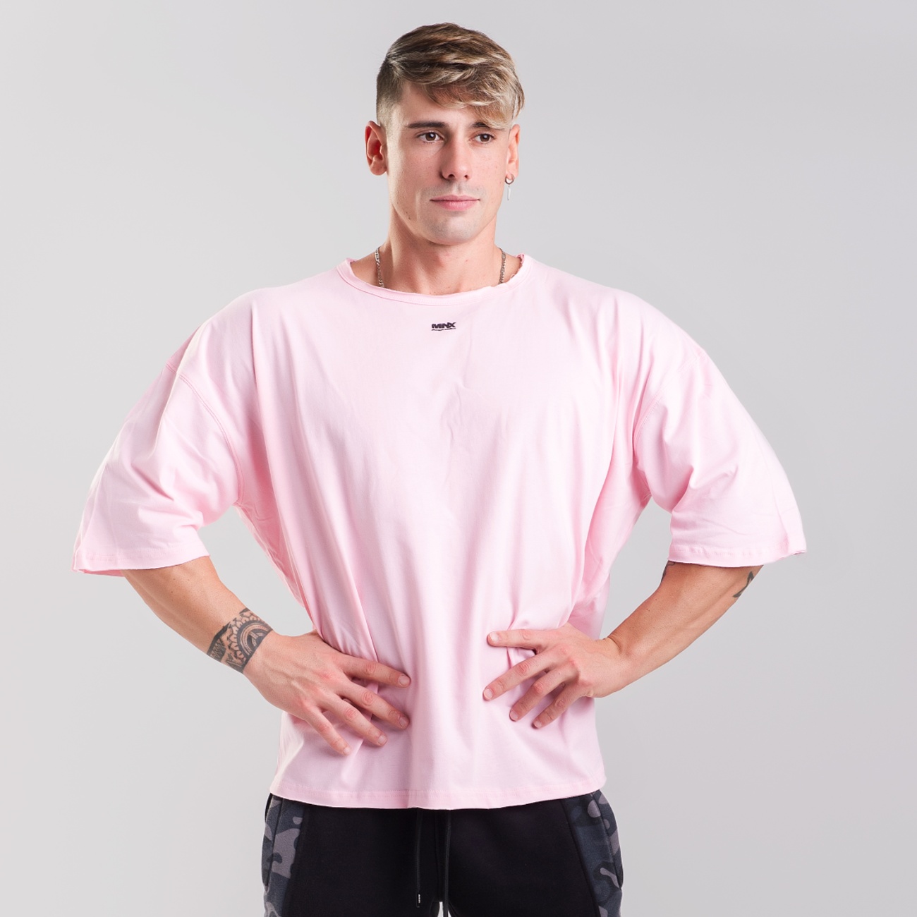 MNX Extra T-shirt basique rose clair