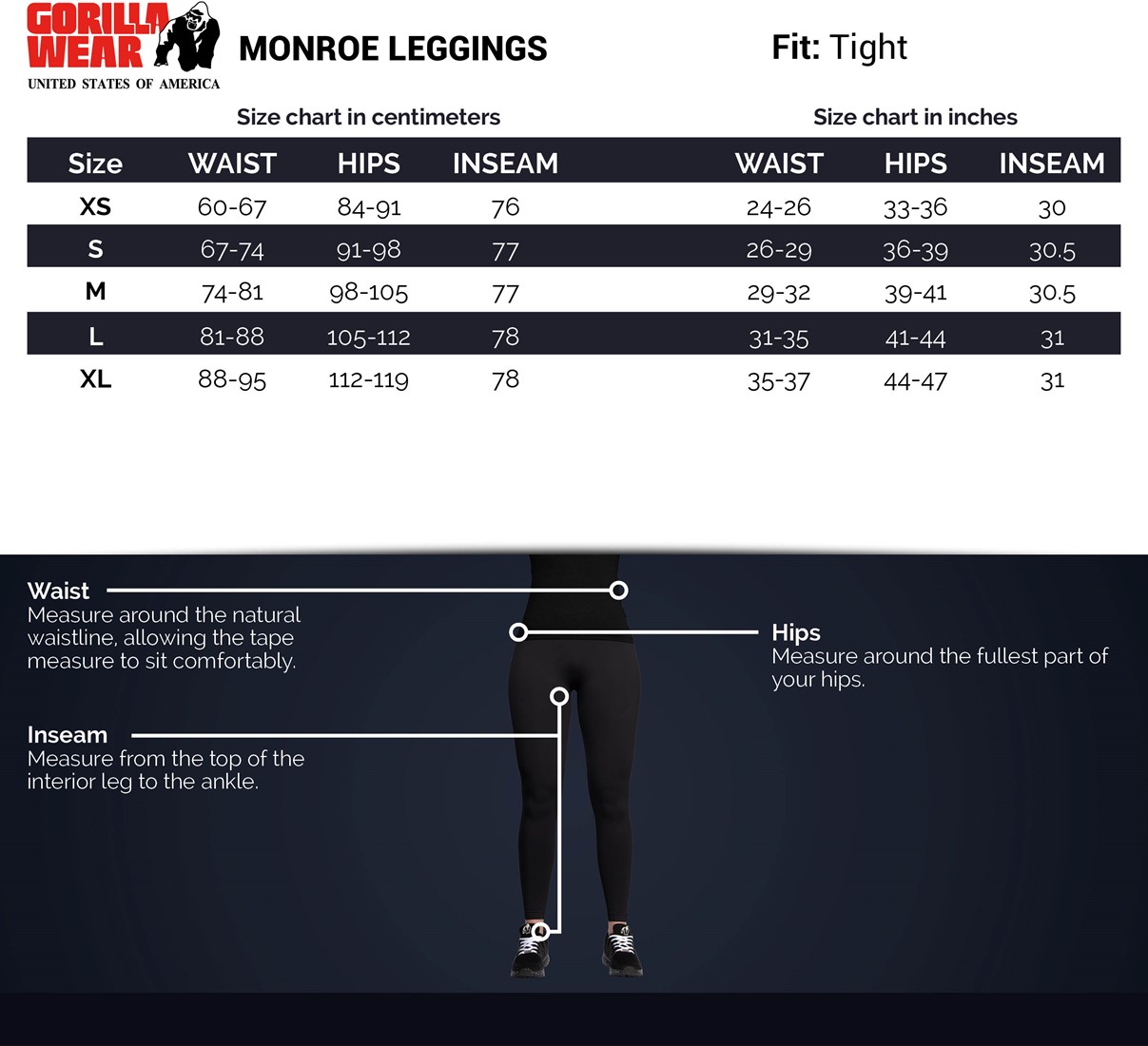 monroe-leggings-sizechart