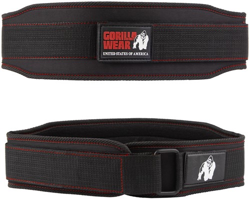 gorilla-wear-4-inch-women-s-lifting-belt-black-red-stitched-s