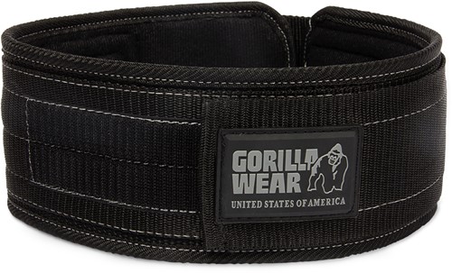 gorilla-wear-4-inch-nylon-lifting-belt-zwart-grijs