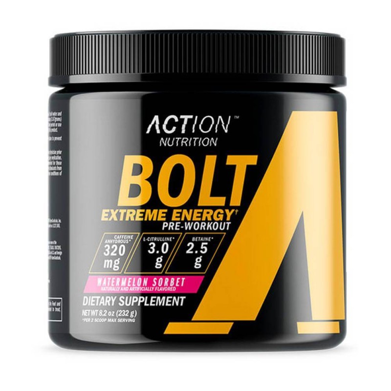Bolt Extreme Energy Pre Workout Action Nutrition