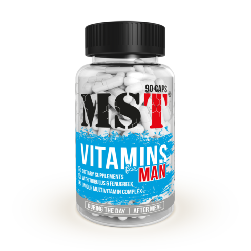 Vitamines pour HOMME 90 gélules MST
