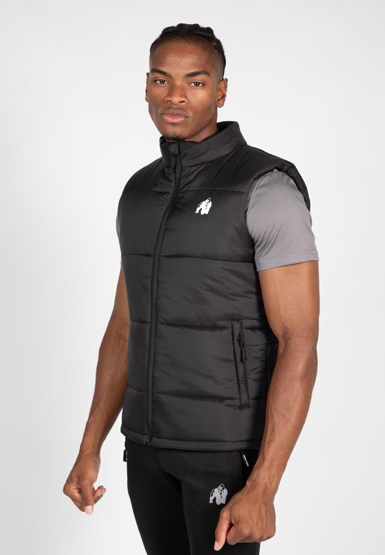 Irvine Puffer Vest - Black