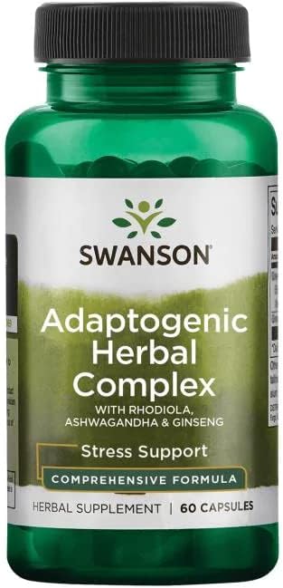 Adaptogenic Herbal Complex with Rhodiola Swanson