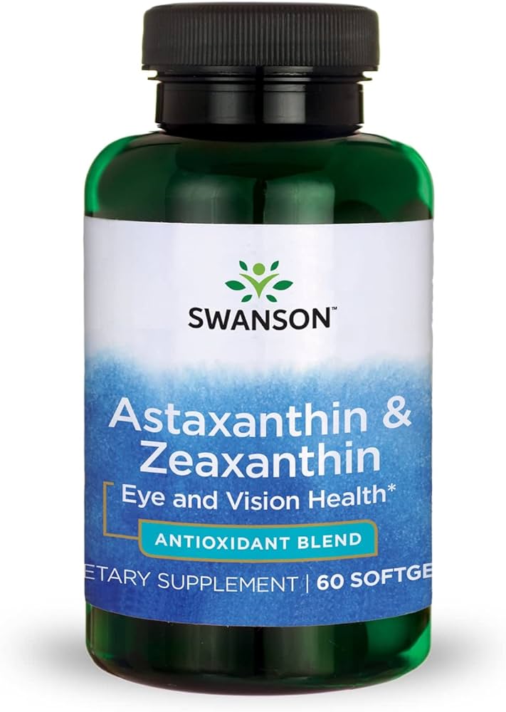 Astaxanthine et Zéaxanthine Swanson