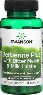 Berberine Plus with Bitter Melon  Milk Thistle Swanson