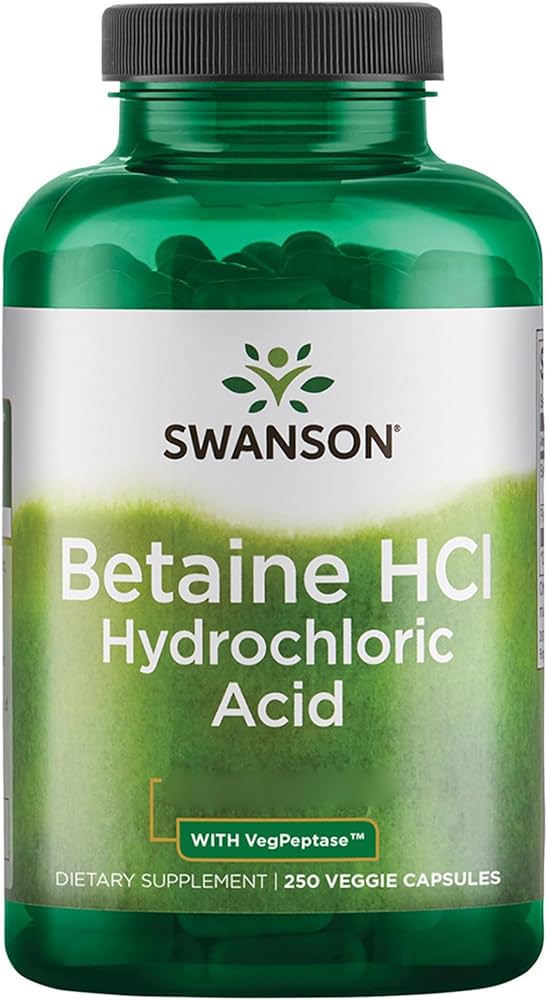 Betaine HCl Hydrochloric Acid Swanson