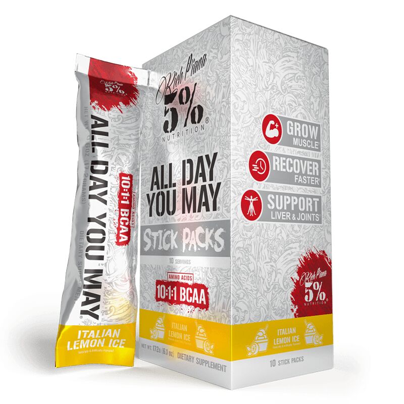AllDayYouMay - Legendary Series Stick Packs 5% Nutrition