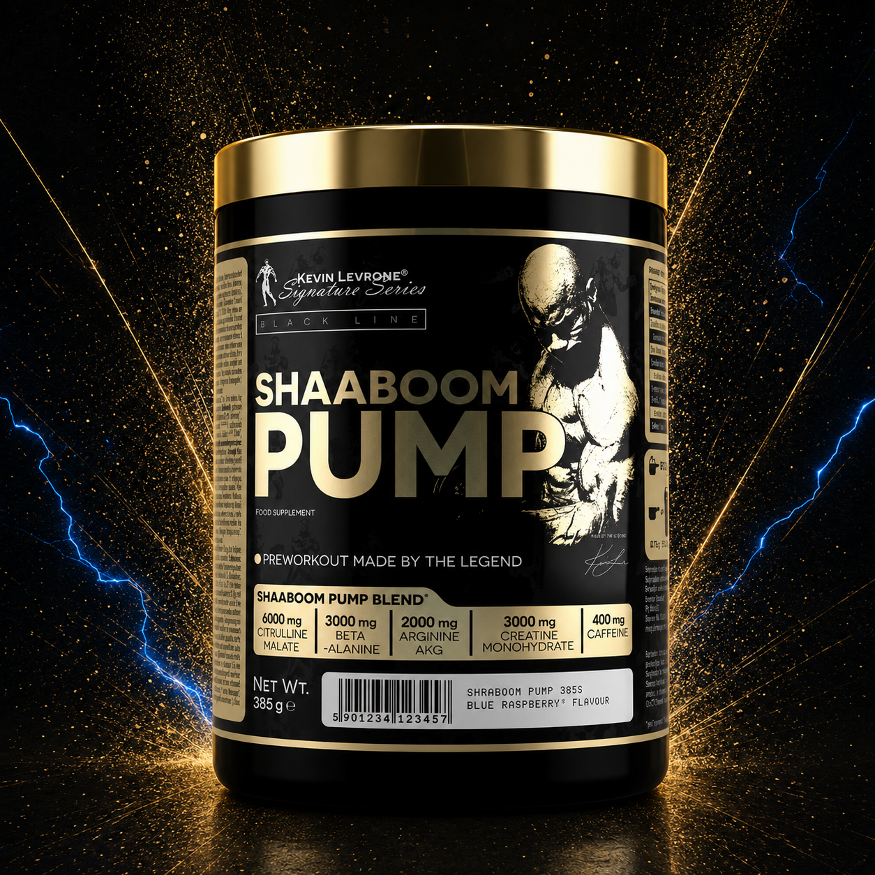 Kevin Levrone Shaaboom Pump 385 g pre-workout Blue Raspberry