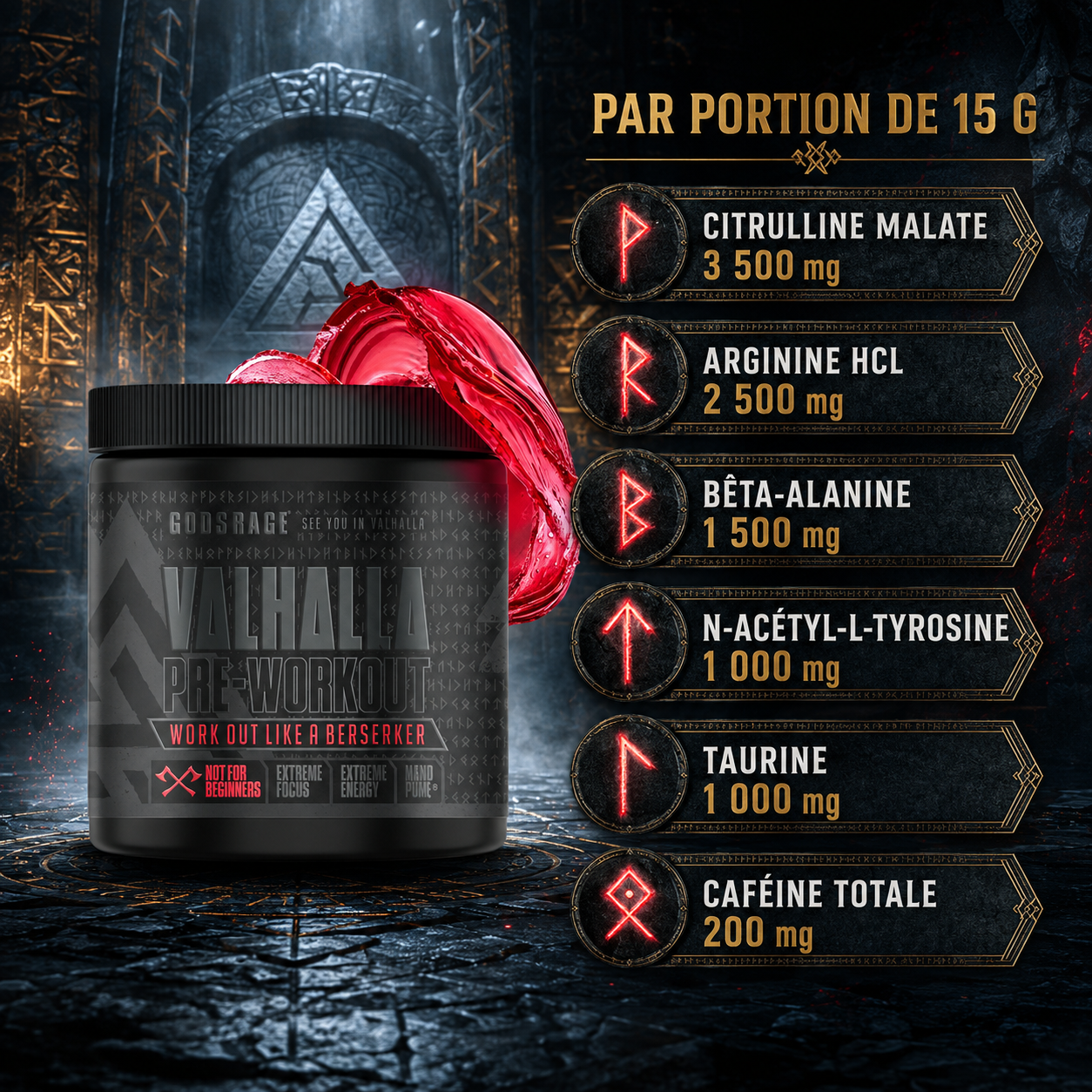 gods-rage-valhalla-pre-workout-400g-dosages