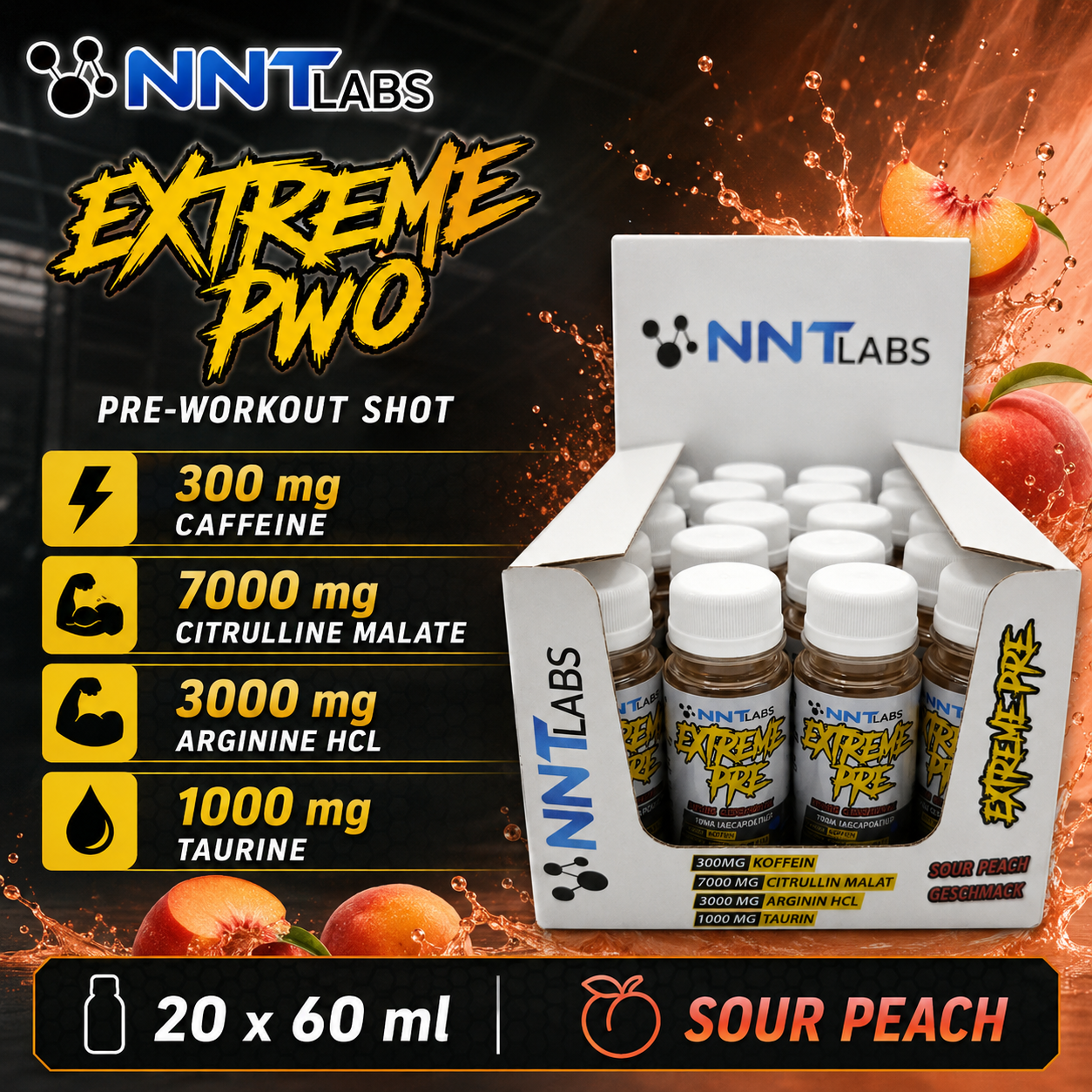 NNT Extreme Pre ingrédients et dosages