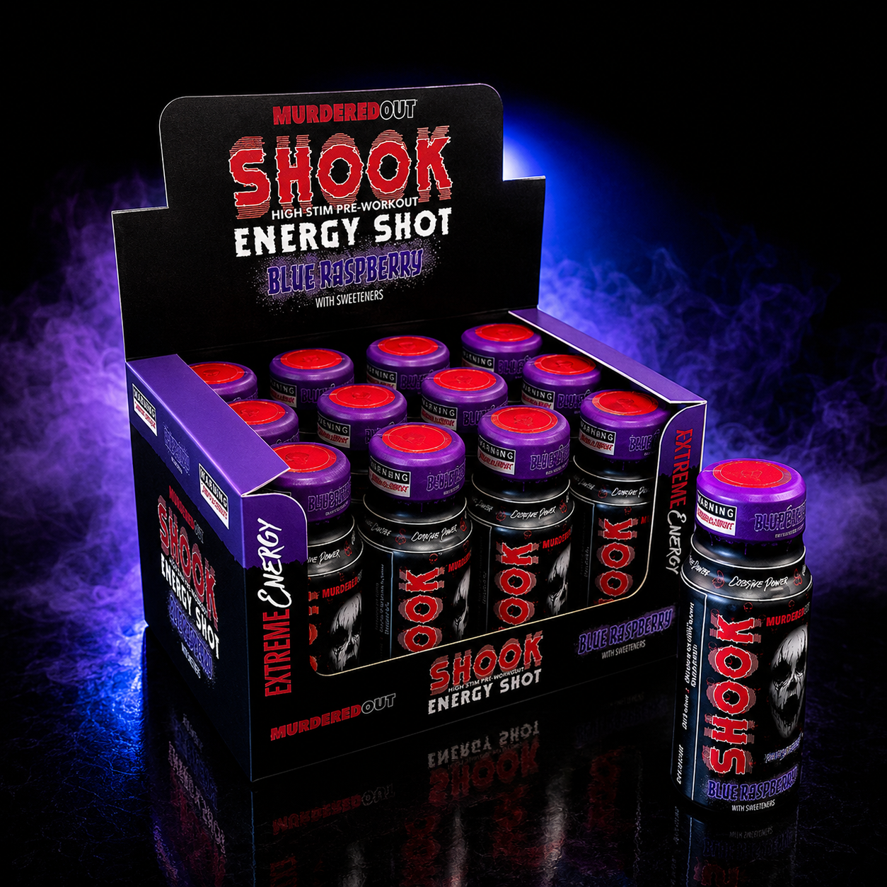 Murdered Out SHOOK Energy Shot