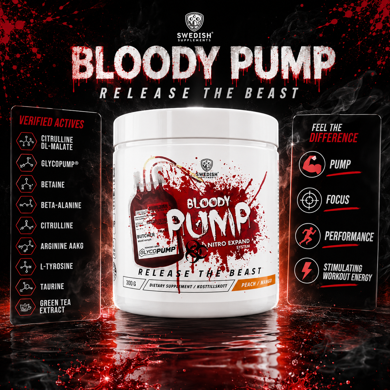 Bloody Pump ingrédients pump