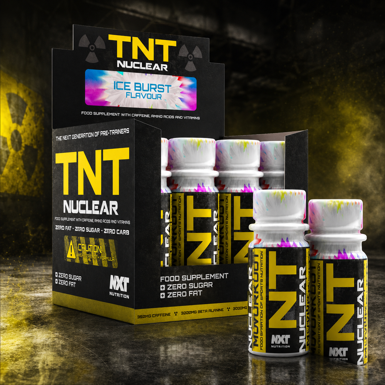 NXT Nutrition TNT Nuclear Shots 12 x 60 ml