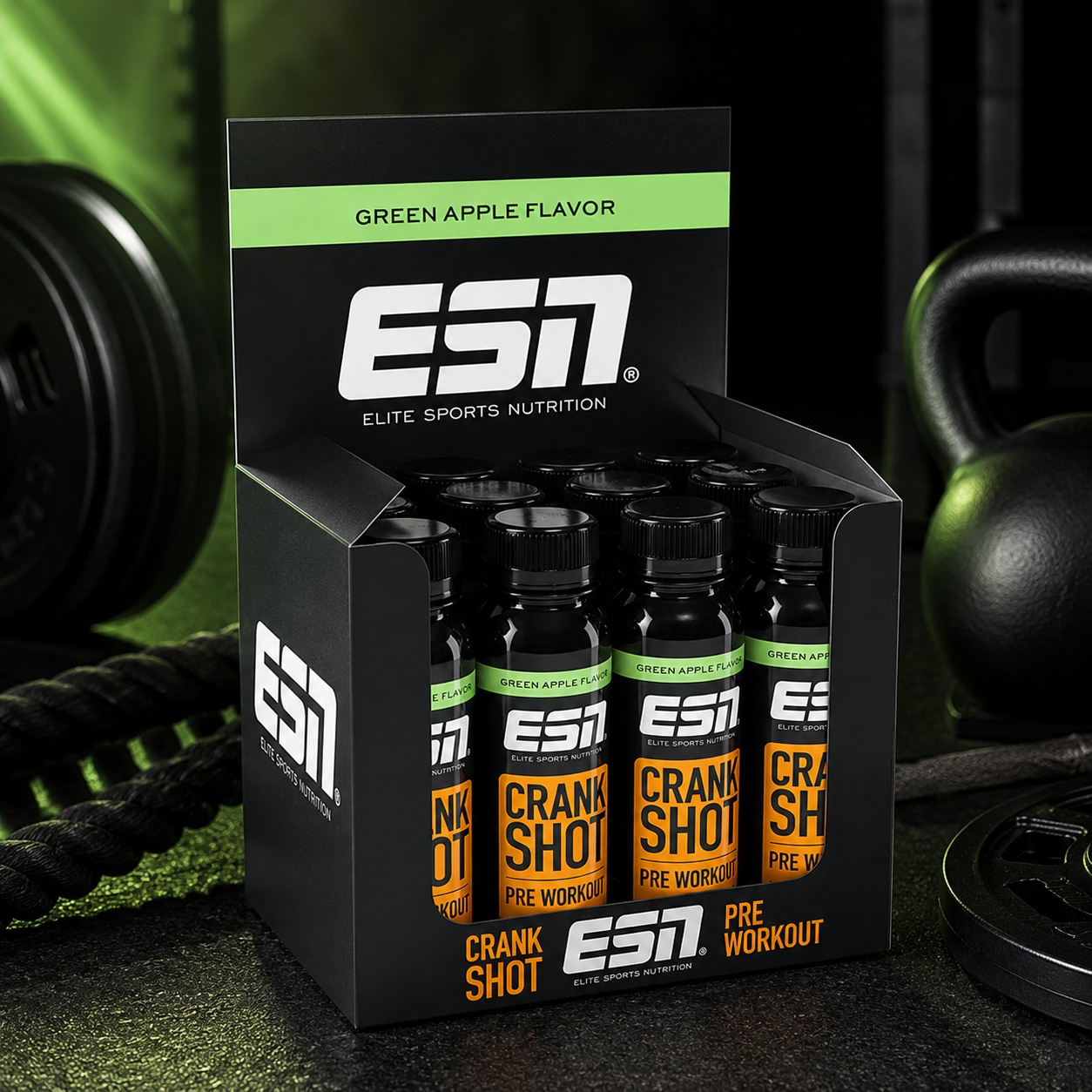 ESN Crank Shot 12x95 ml pre-workout liquide