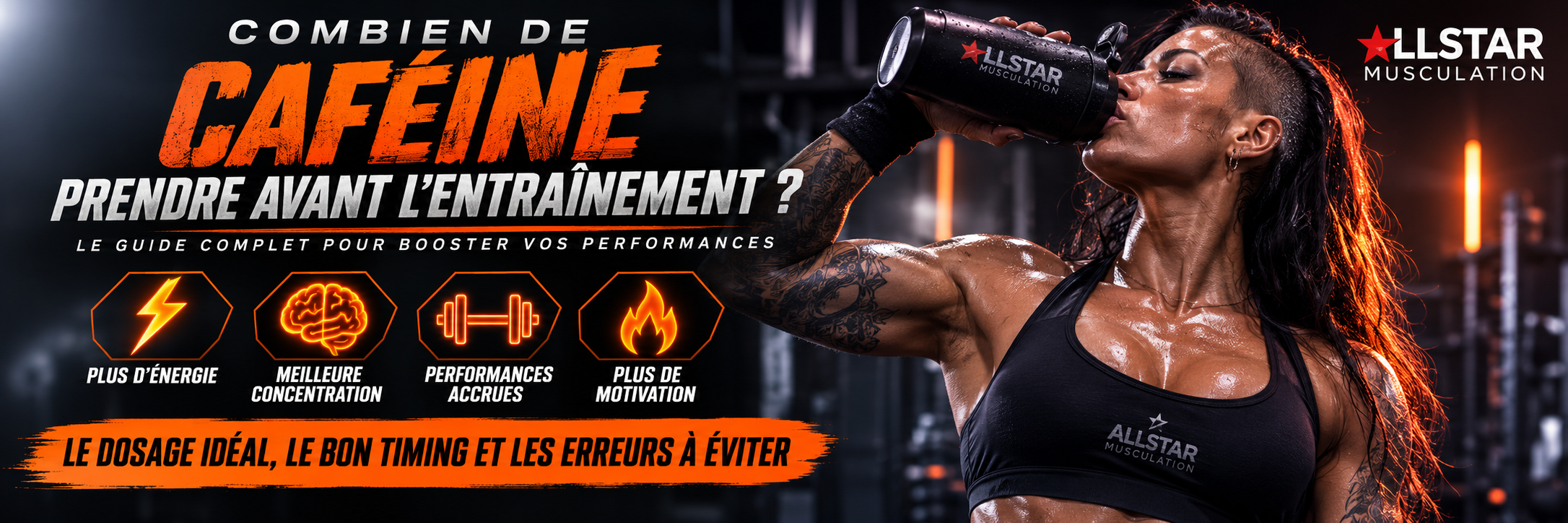 Combien de caféine avant l’entraînement ? Dosage & conseils