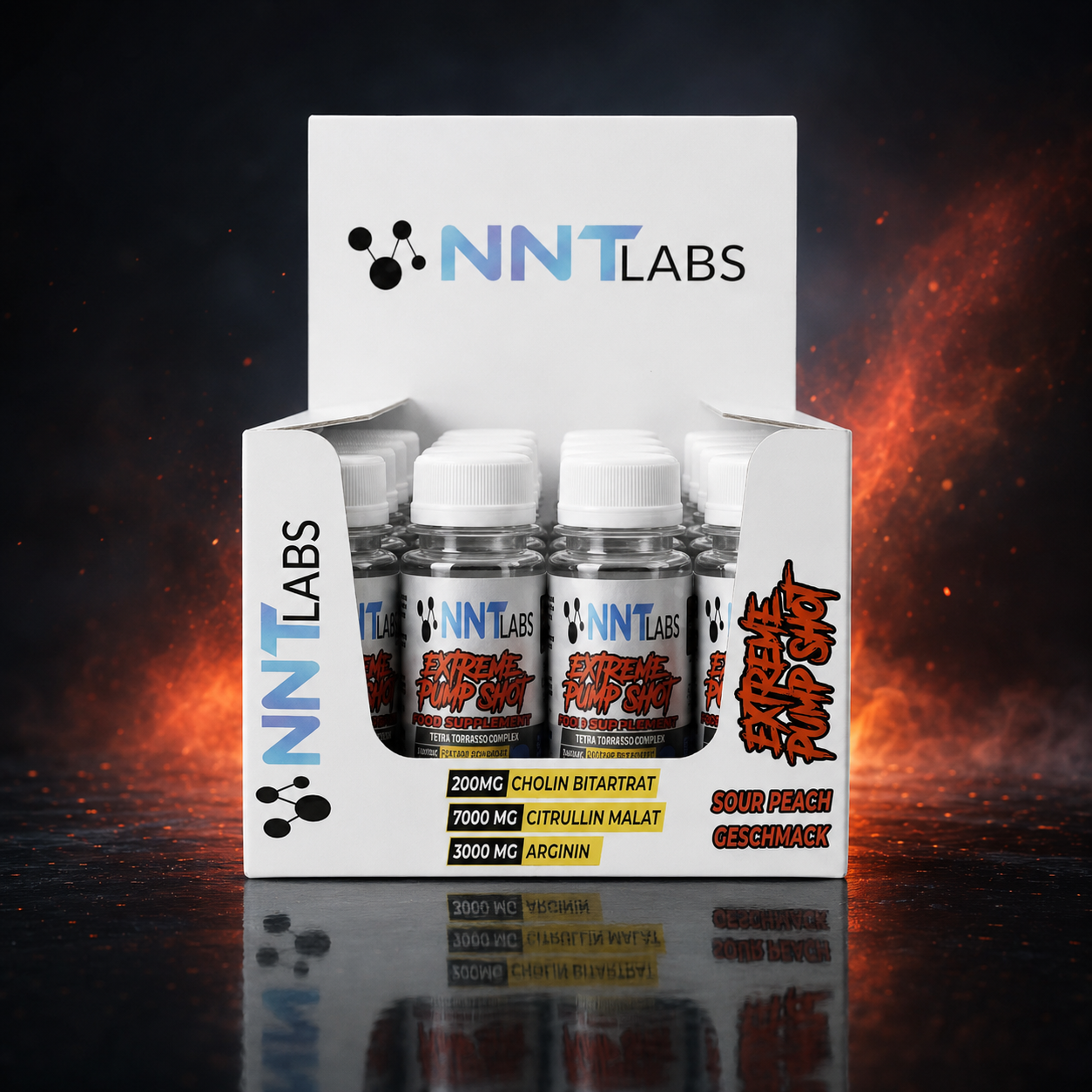 NNT Extreme Pump Shot 20x60ml Sour Peach