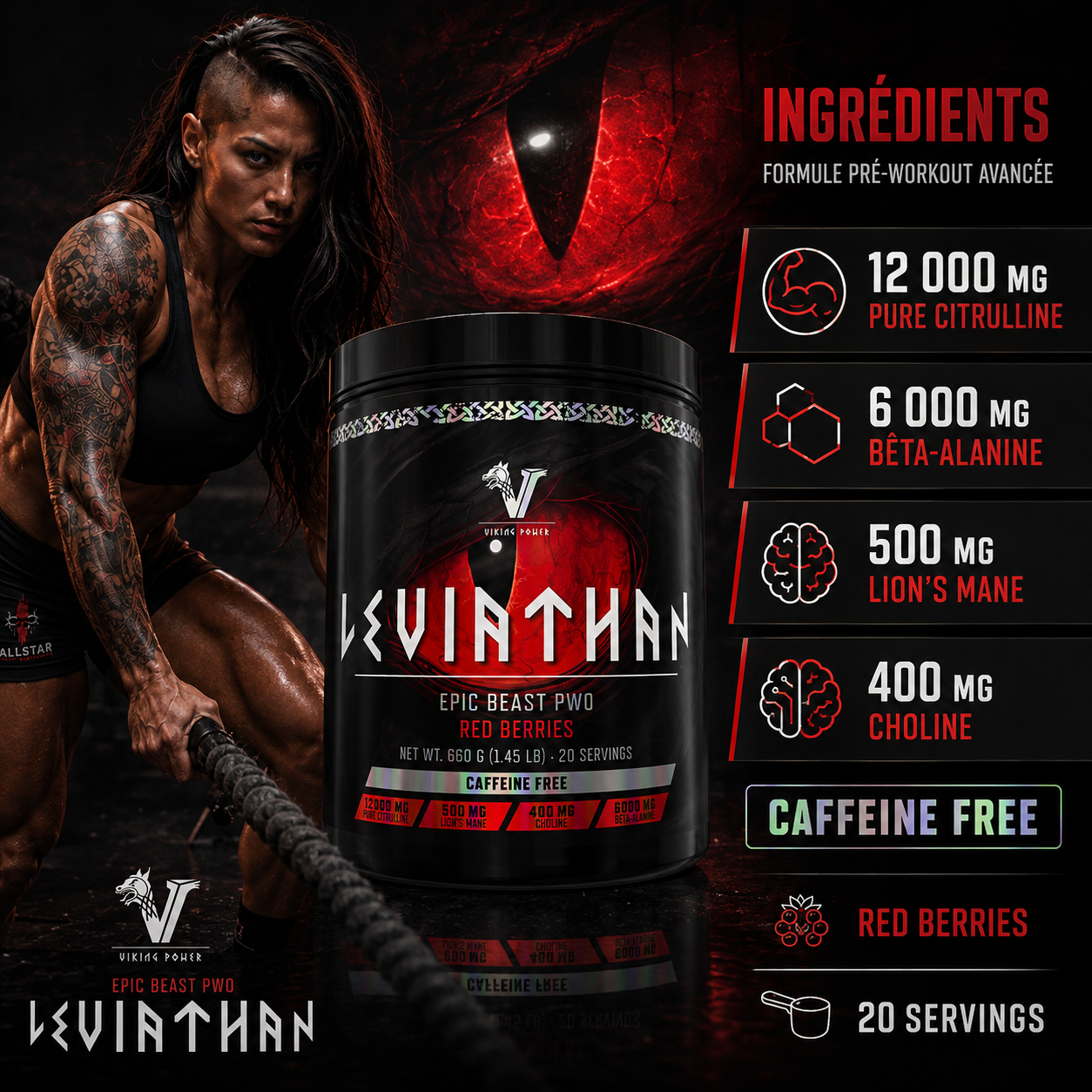 Leviathan Caffeine Free ingrédients