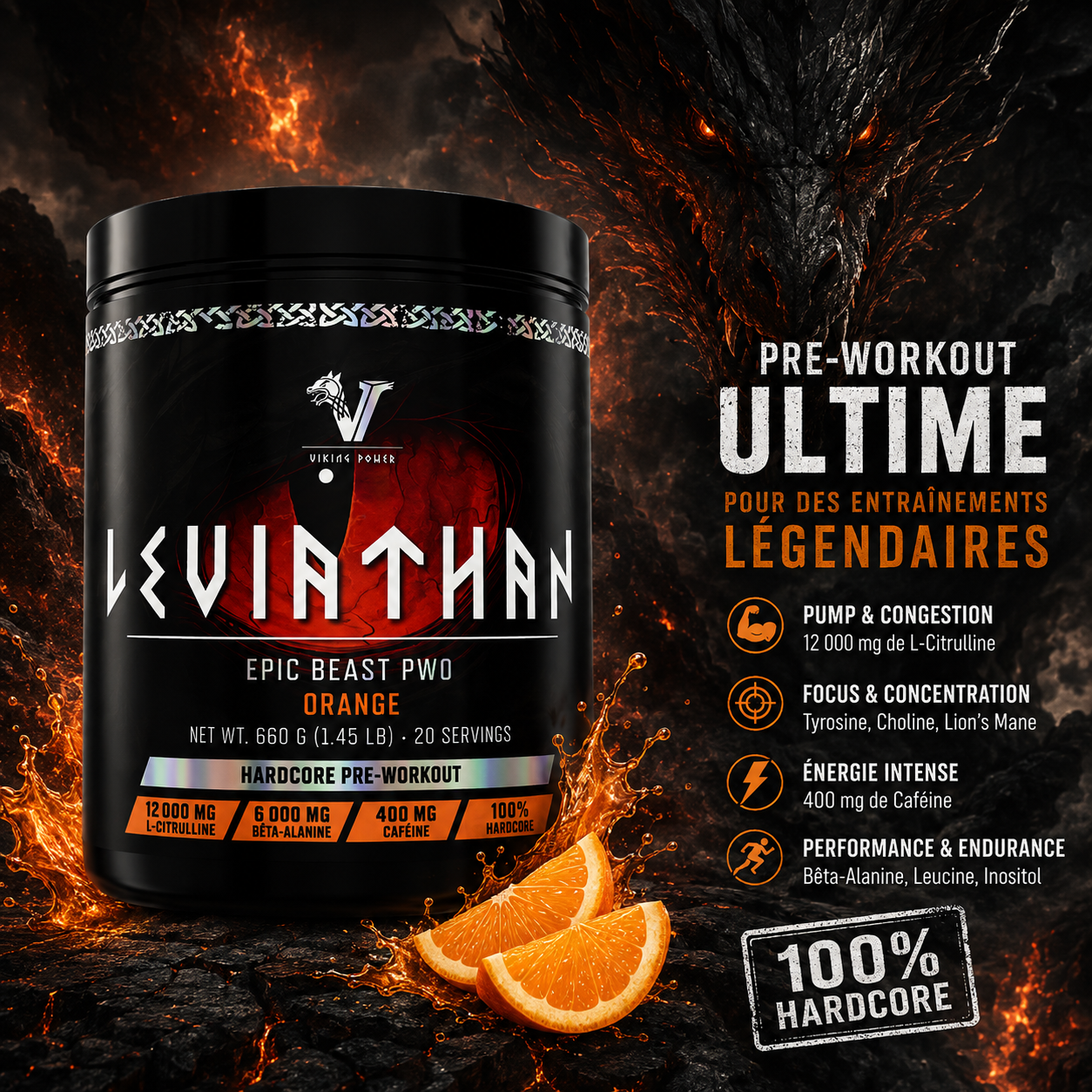 Leviathan Hardcore ingrédients
