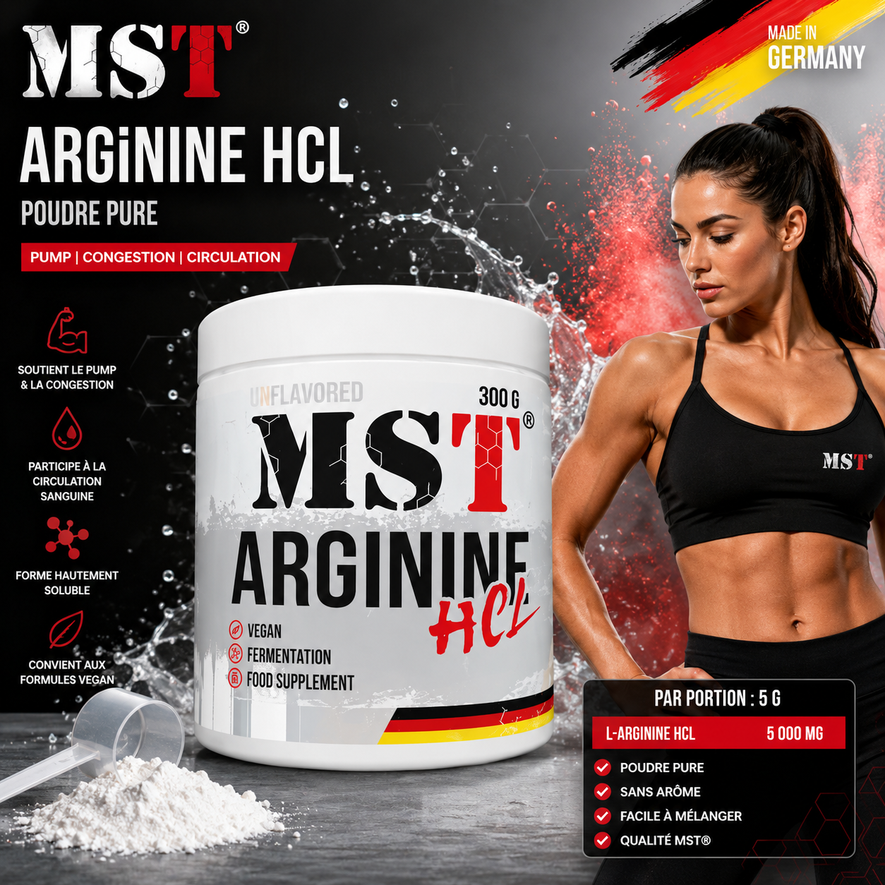MST Arginine HCL poudre