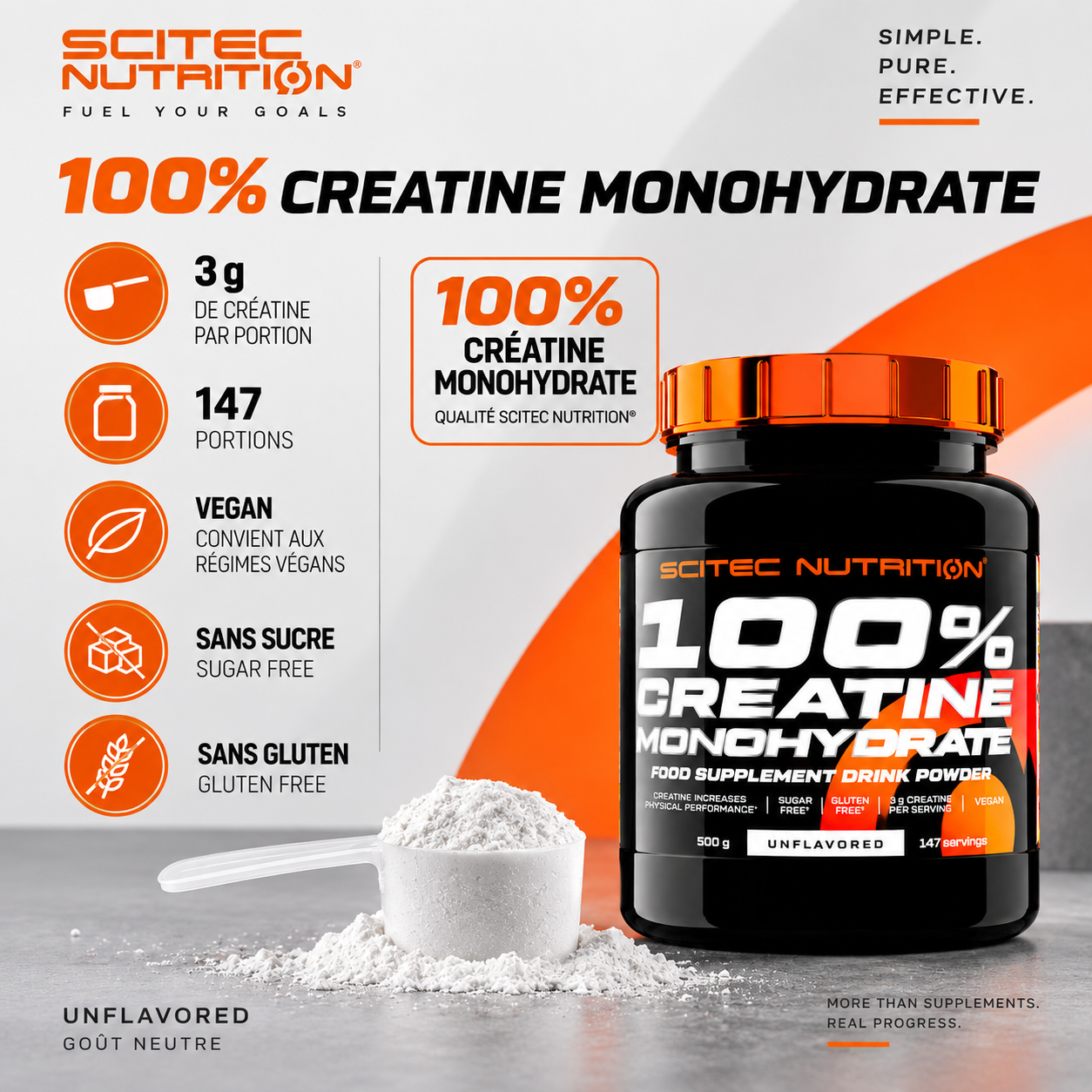 Scitec Creatine 3 g par portion