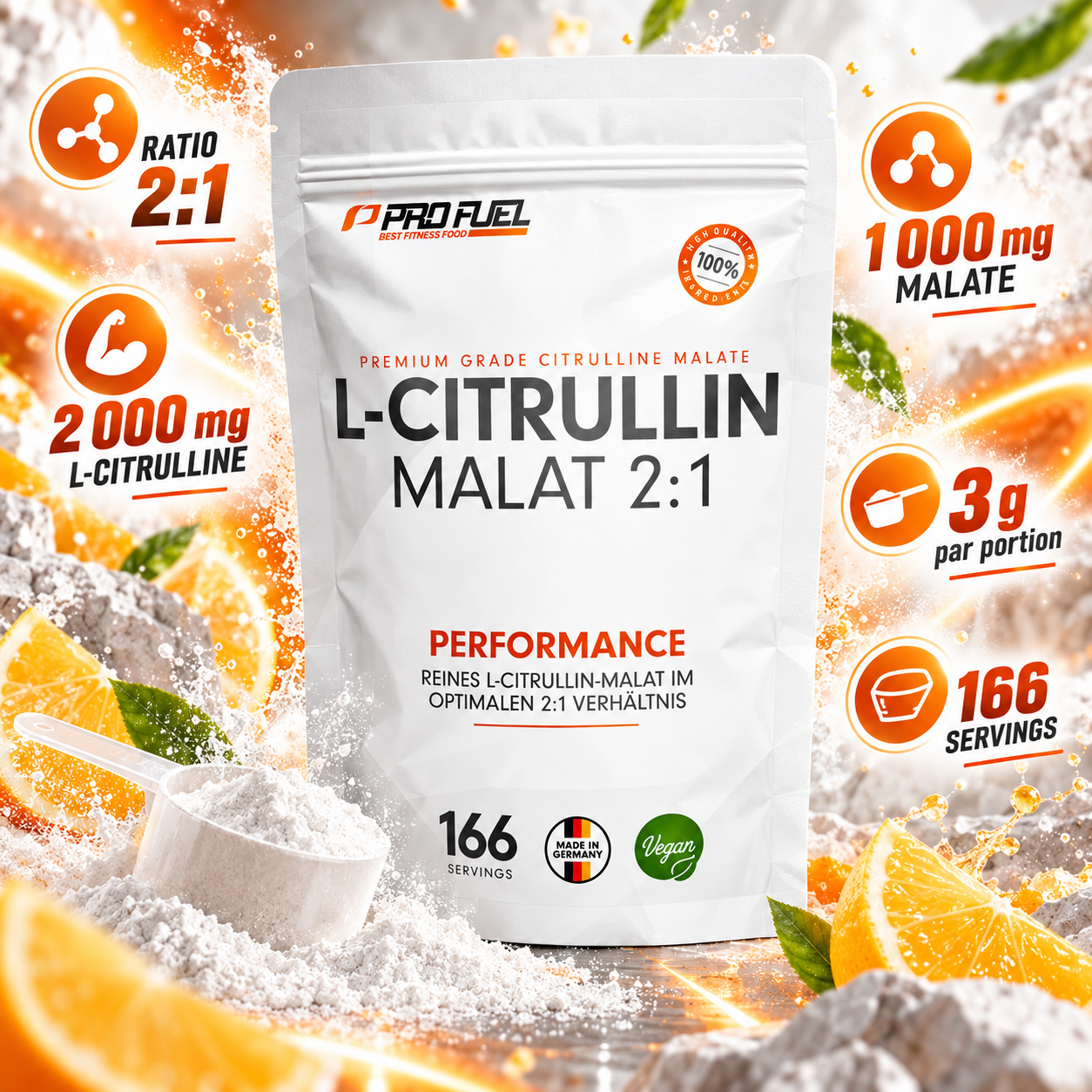 ProFuel Citrulline 2 g par portion