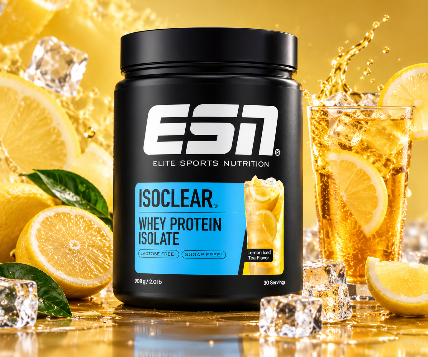 ESN Isoclear Whey Isolate 908 g Lemon Iced Tea