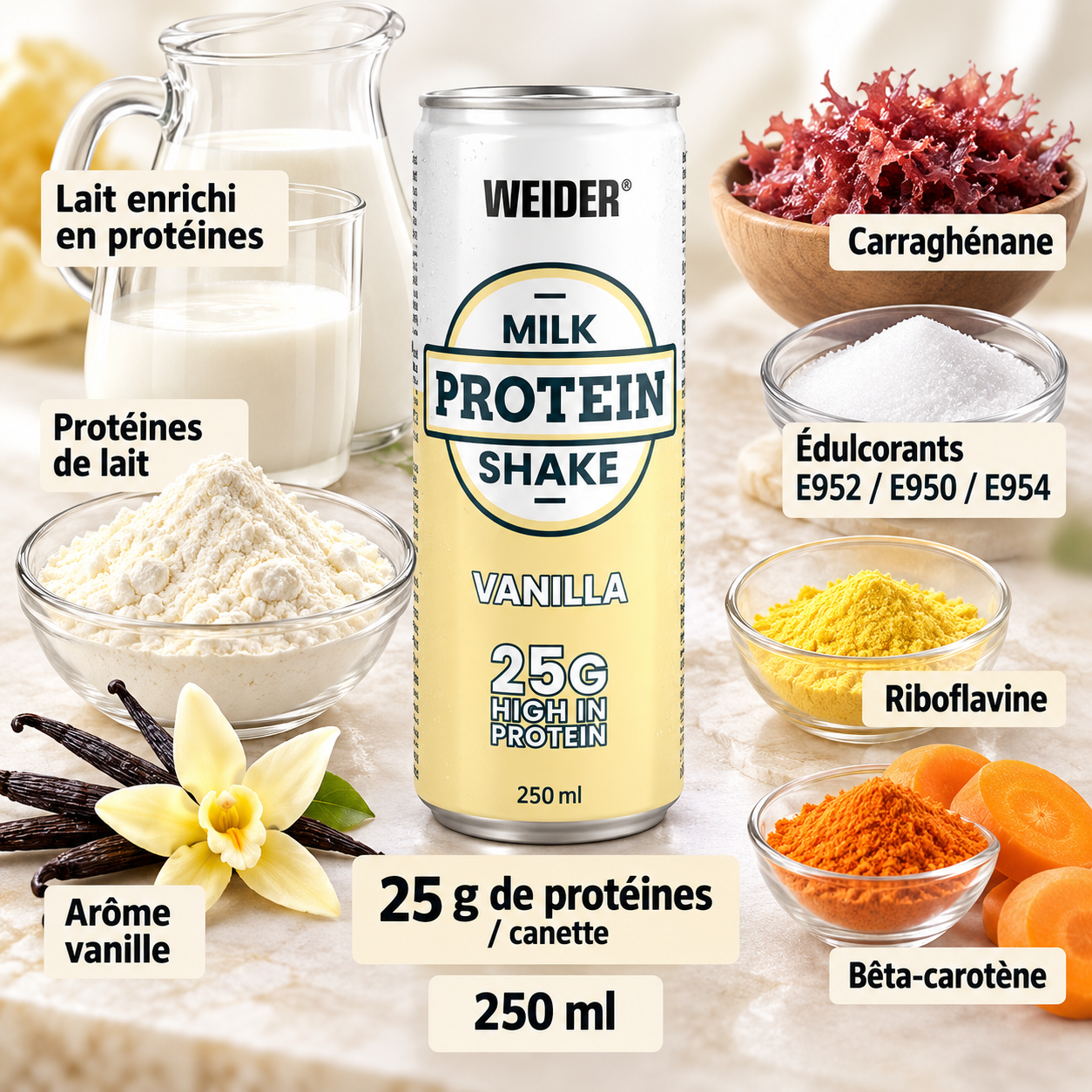 weider milk ingredients