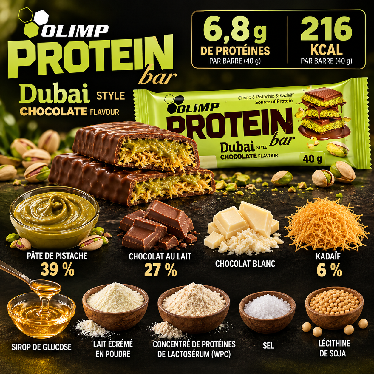 olimp protein barres ingredients