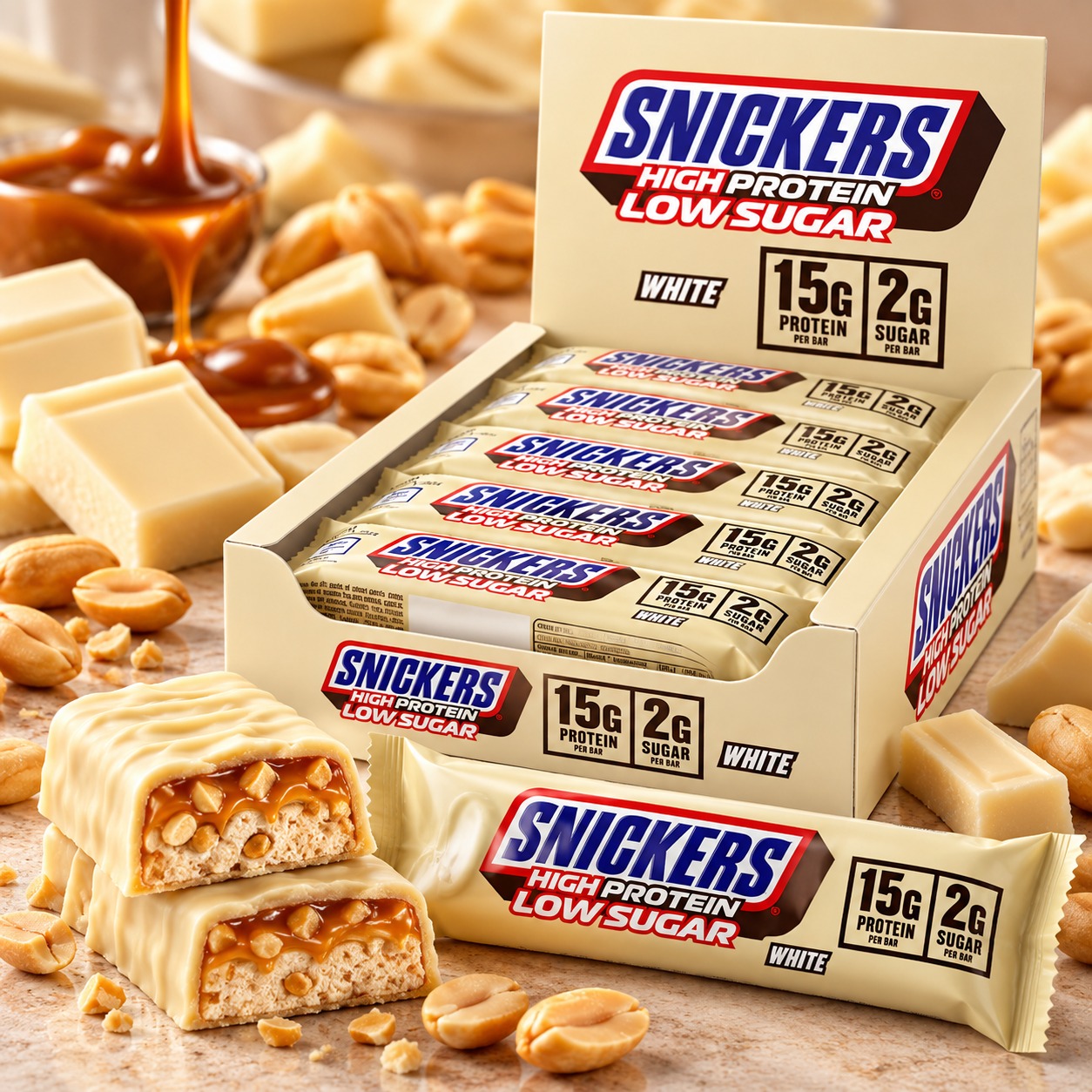 snickers protein barres