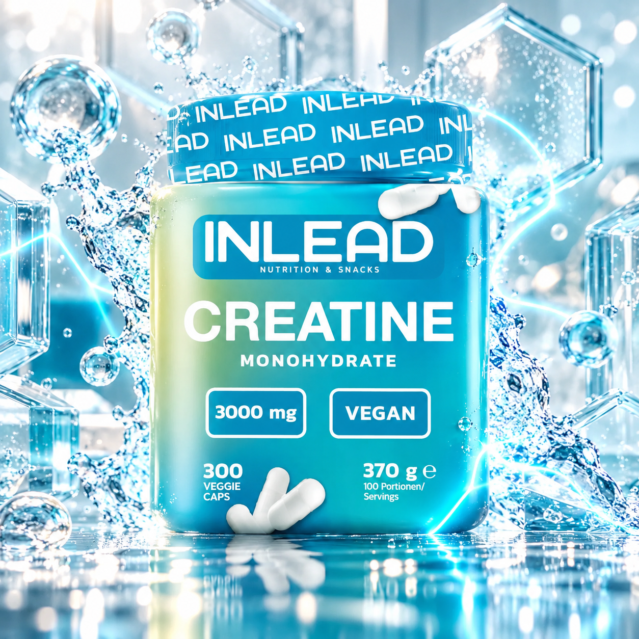 INLEAD Créatine Monohydrate 300 capsules