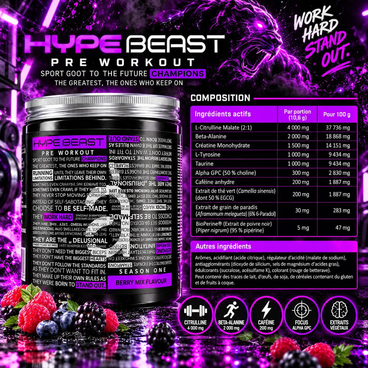 hypbeast ingredients