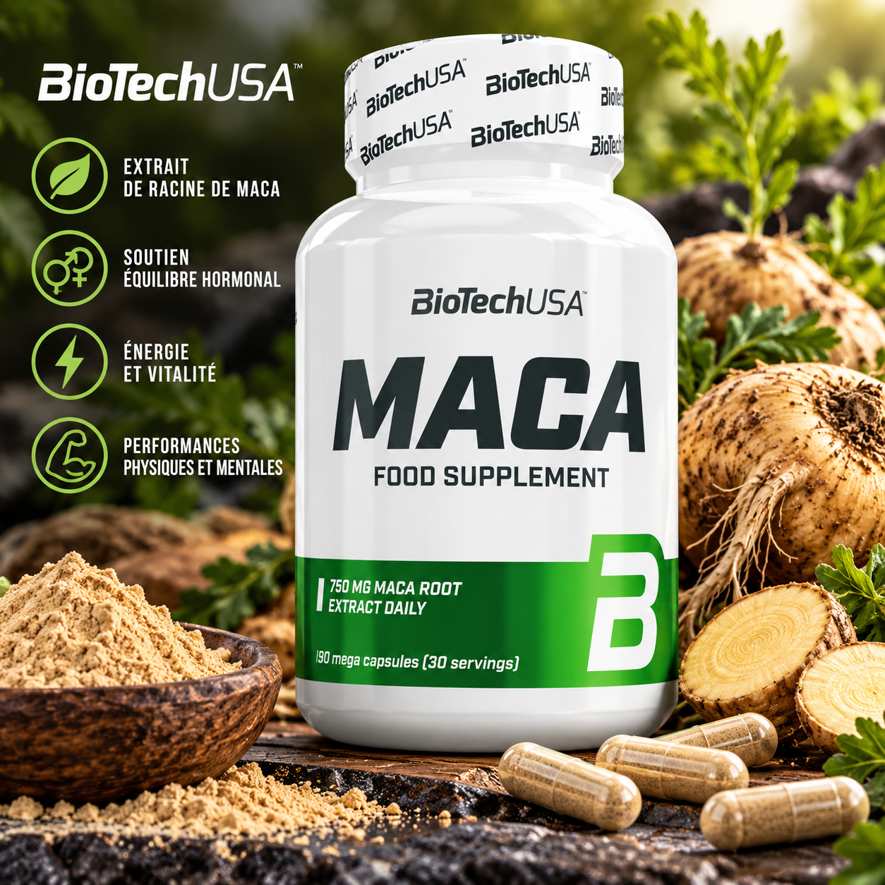 BioTech Maca 60 capsules ingredients
