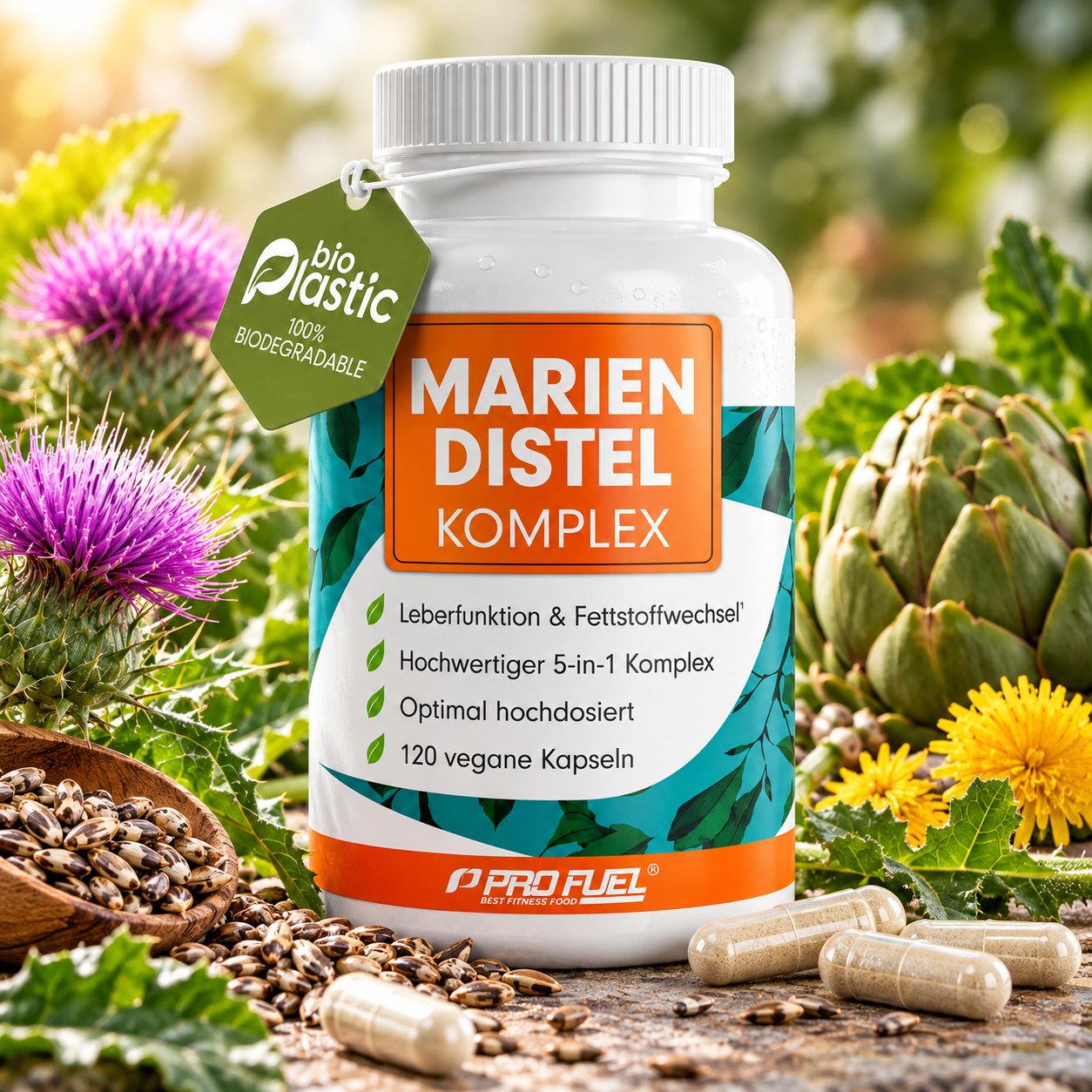 ProFuel Complexe de Chardon-Marie 120 Gélules