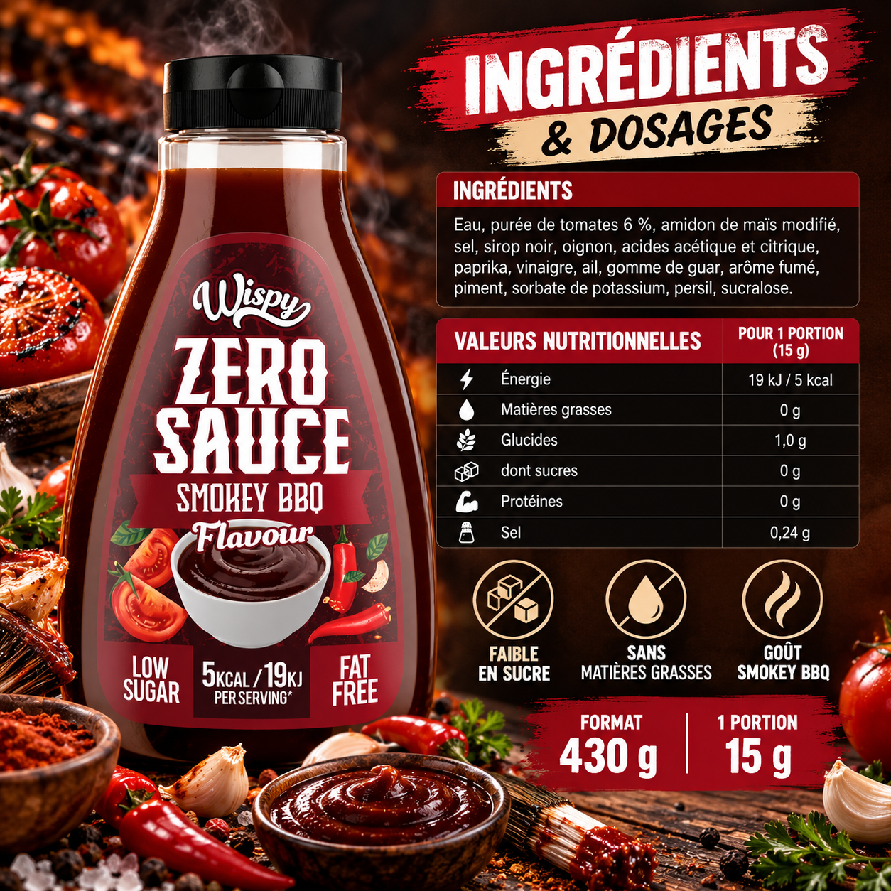 Wispy Zero Sauce ingredients