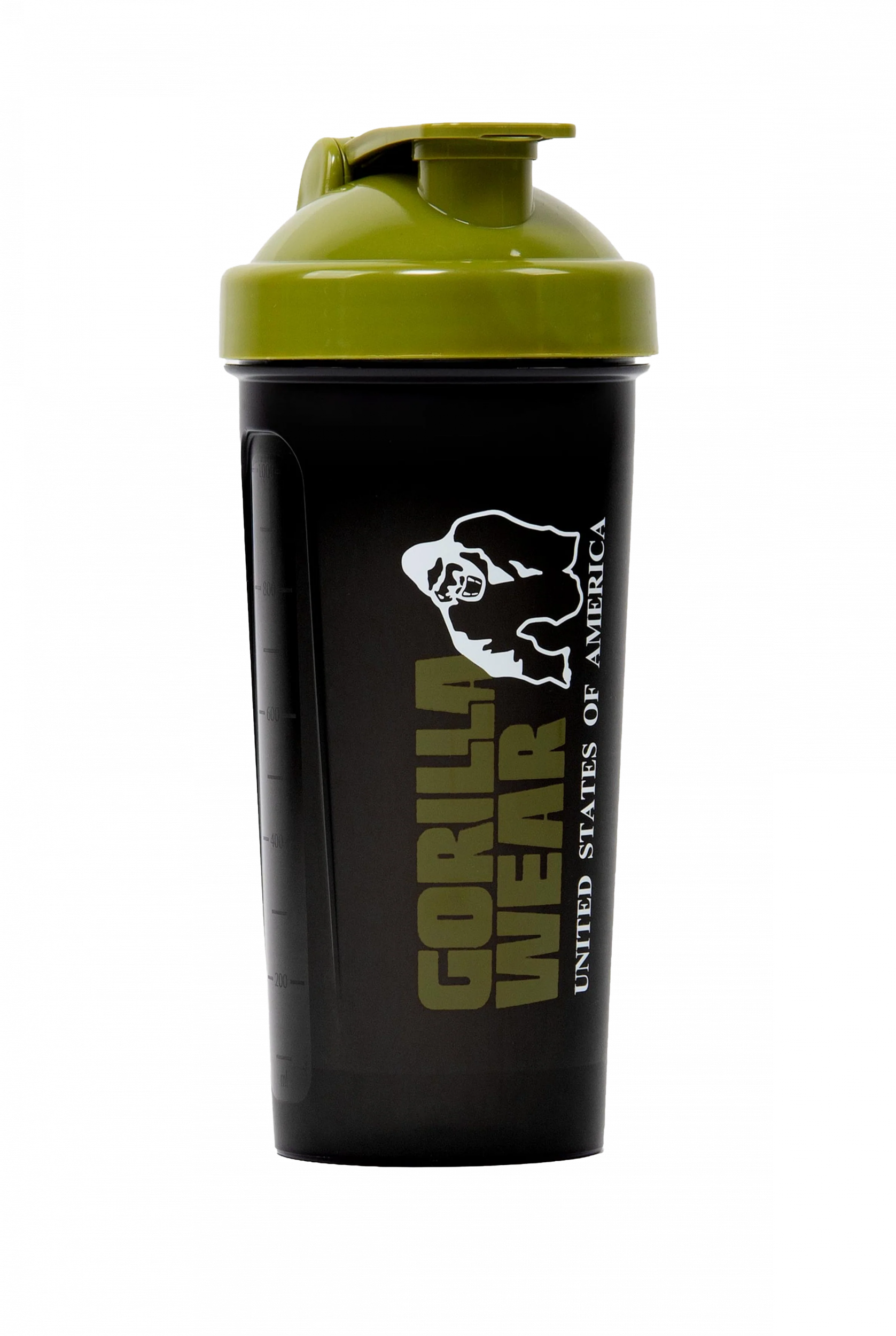 Shaker XXL Gorilla Wear 1000 ml noir et vert kaki