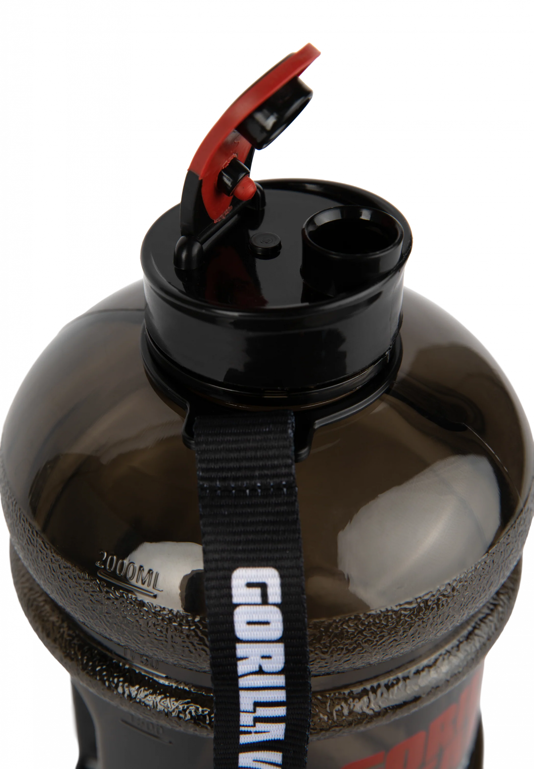Gourde Gorilla Wear 2,2 L transparente - vue officielle 2