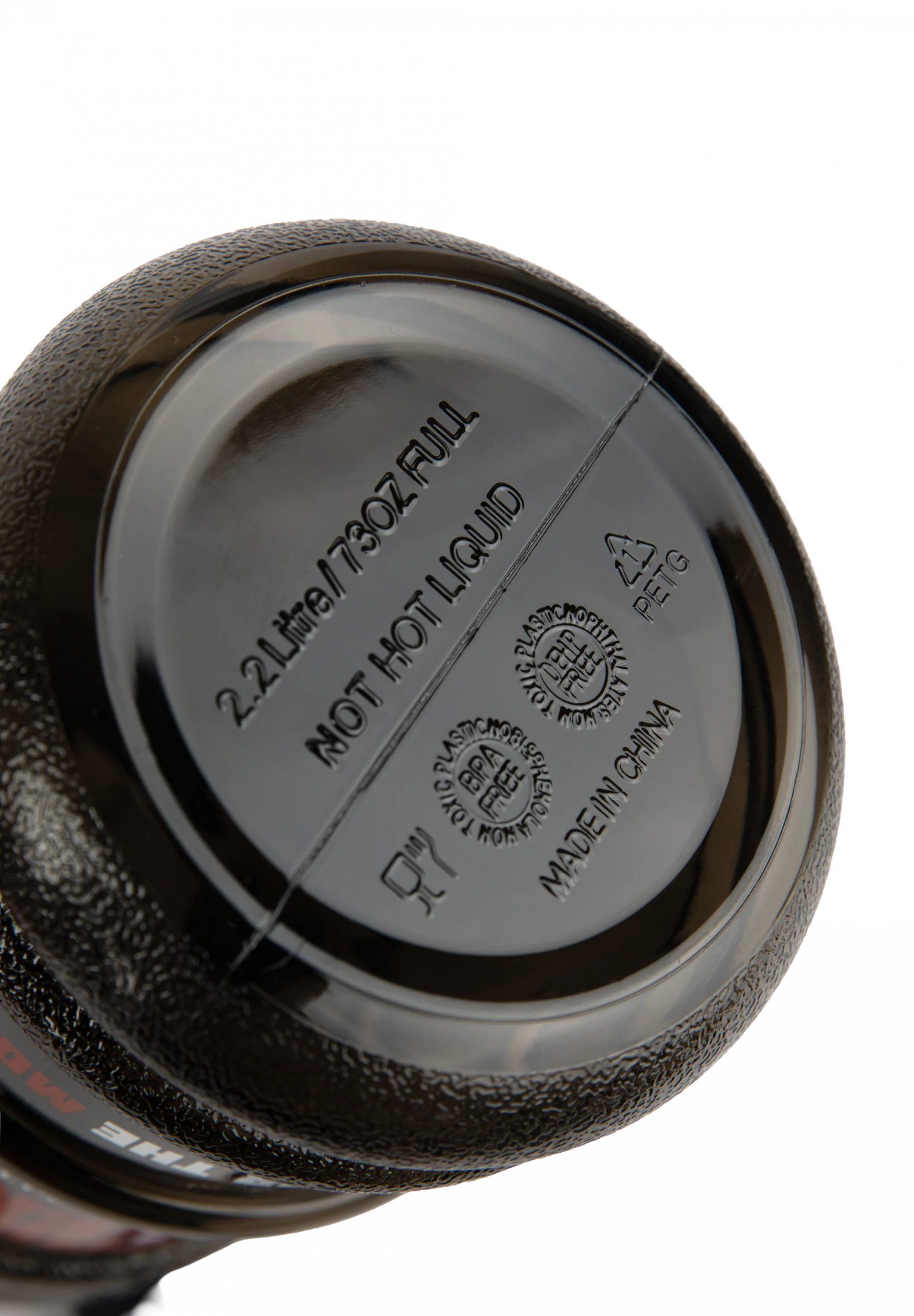 Gourde Gorilla Wear 2,2 L transparente - vue officielle 3