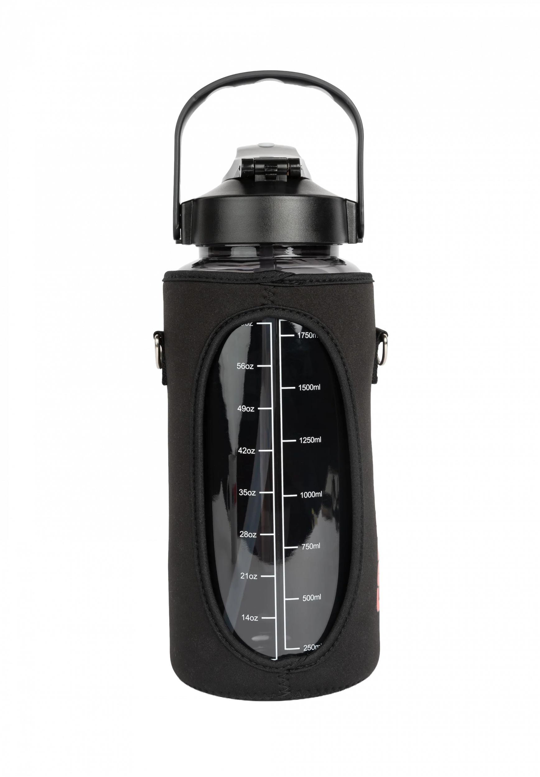 Gourde Gorilla Wear 2 L avec housse noire - vue officielle 3