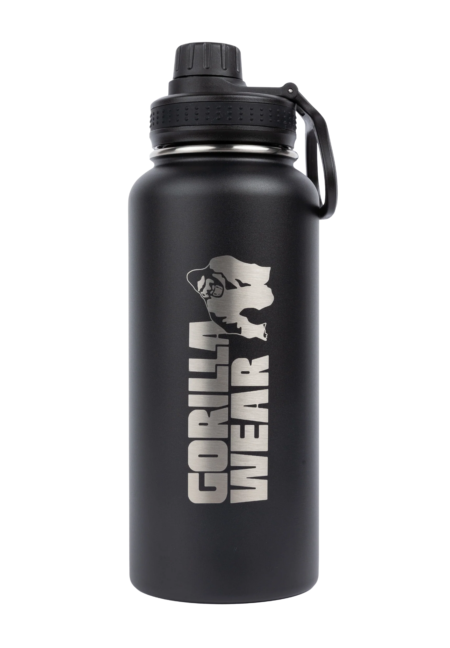 Gourde isotherme Gorilla Wear inox 1000 ml noire - photo officielle