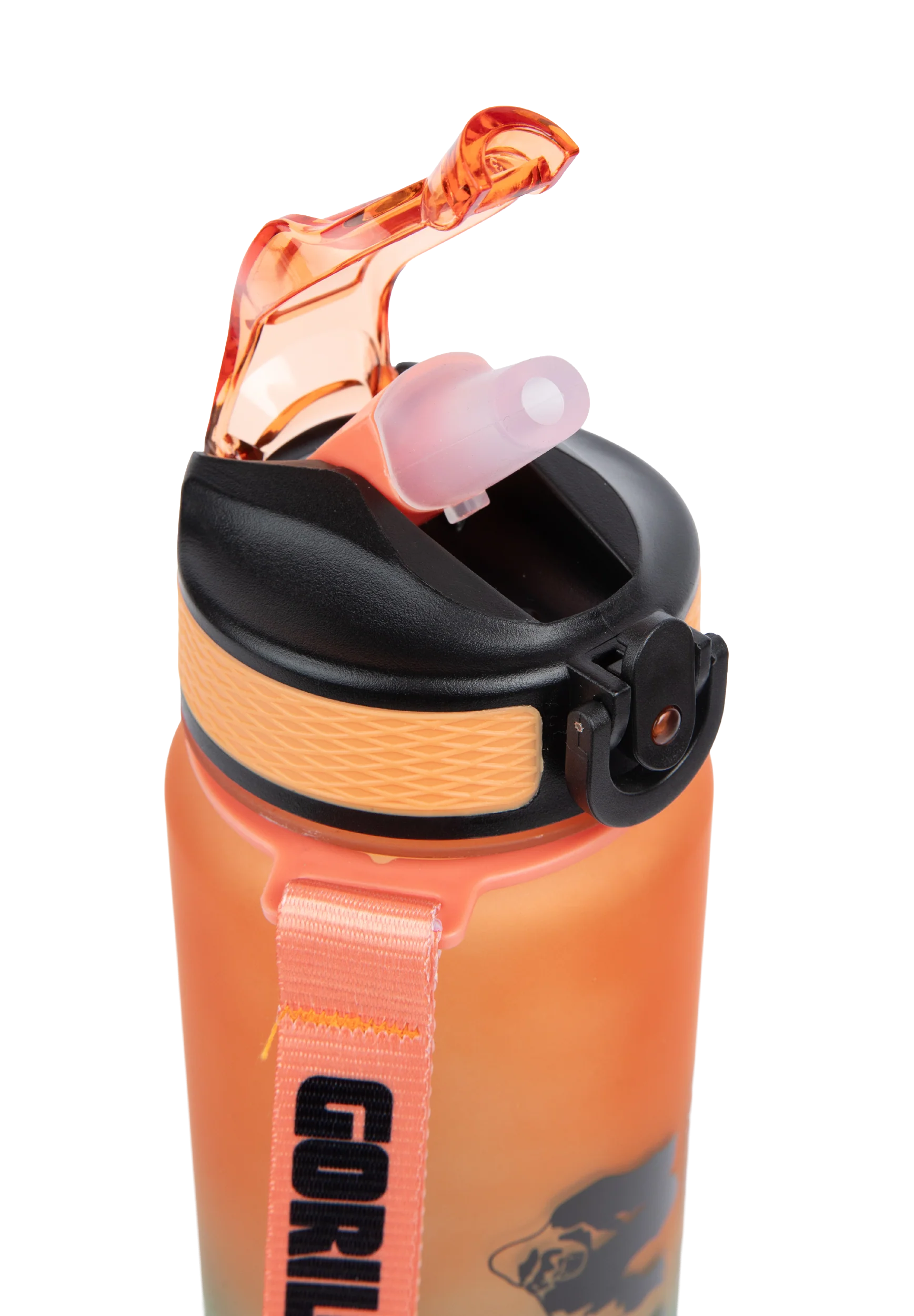 Gourde dégradée Gorilla Wear 1000 ml vert et orange - vue officielle 3
