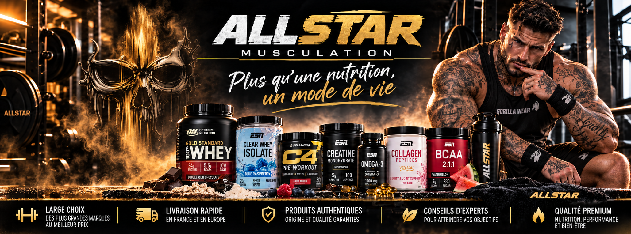 Découvrir les pre-workouts AllStar Musculation