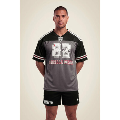 Maillot football Tyler Gorilla Wear homme - Noir/Blanc vue 1
