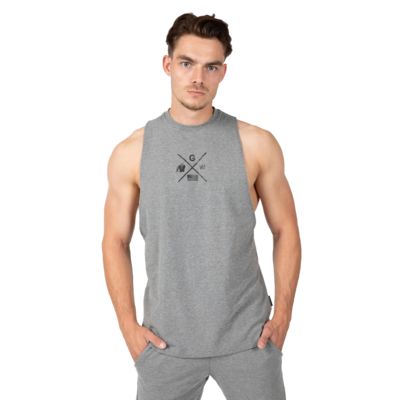 Débardeur Cisco Drop Armhole Gorilla Wear - Gris/Noir vue 1