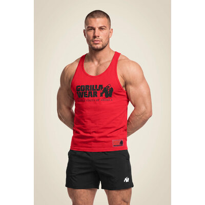 Débardeur Classic Gorilla Wear homme - Rouge - vue 1