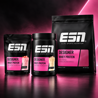 ESN Designer Whey protéines formats