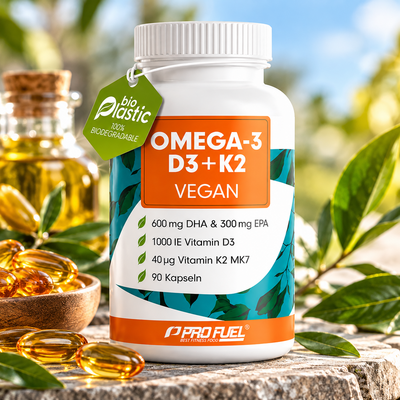 ProFuel Omega 3 + D3 + K2 90 gélules d'huile d'algues
