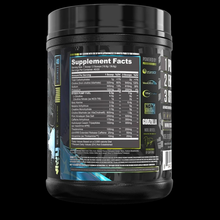 GODZILLA PREWORKOUT ALLSTARMUSCULATION